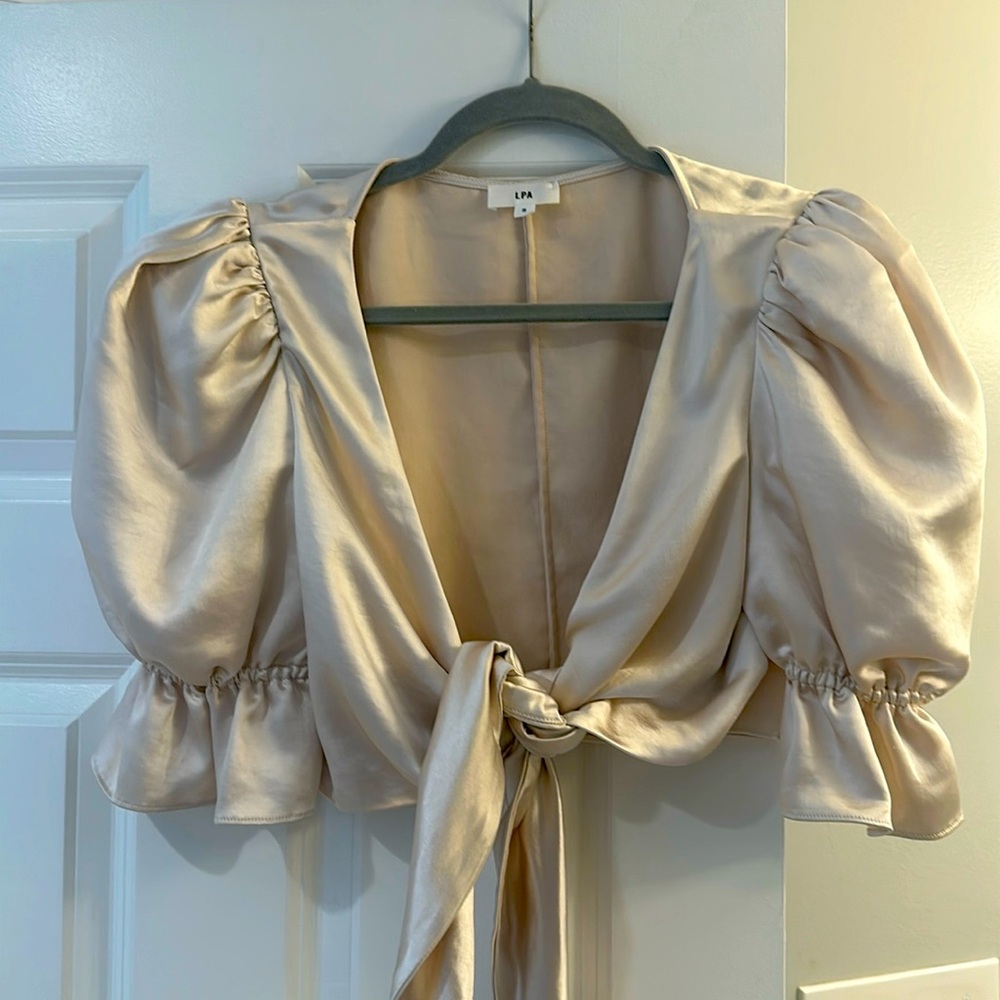 Brand new never worn silk LPA top